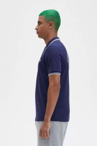 Polo con gráfico en la espalda para hombre