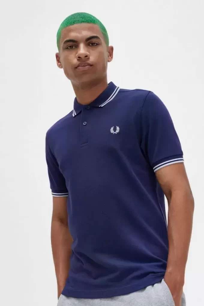Polo con gráfico en la espalda para hombre Polo con gráfico en la espalda para hombre