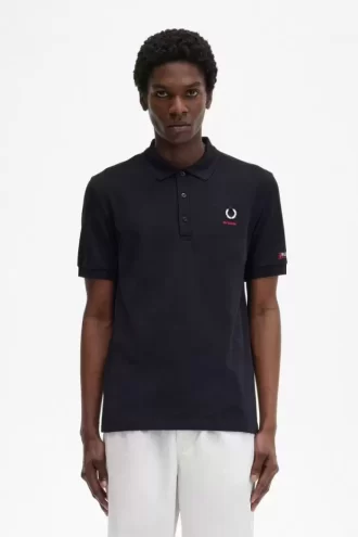 Polo con mangas estampadas para hombre