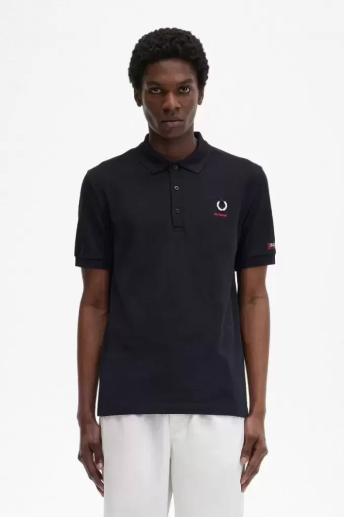 Polo con mangas estampadas para hombre Polo con mangas estampadas para hombre