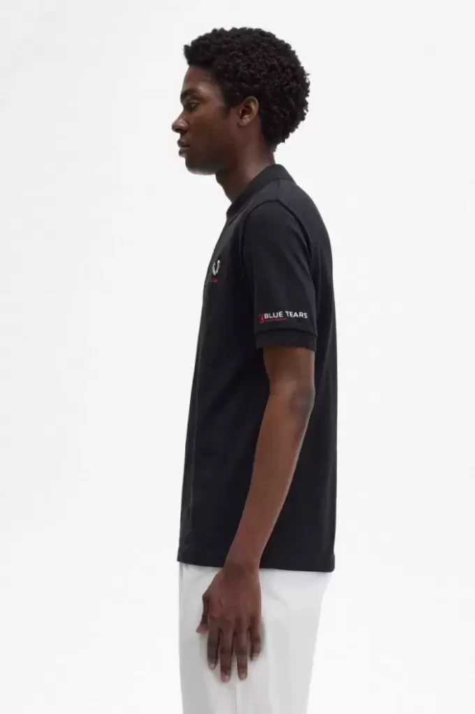 Polo con mangas estampadas para hombre Polo con mangas estampadas para hombre