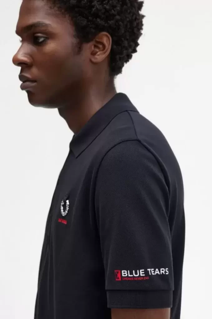 Polo con mangas estampadas para hombre Polo con mangas estampadas para hombre