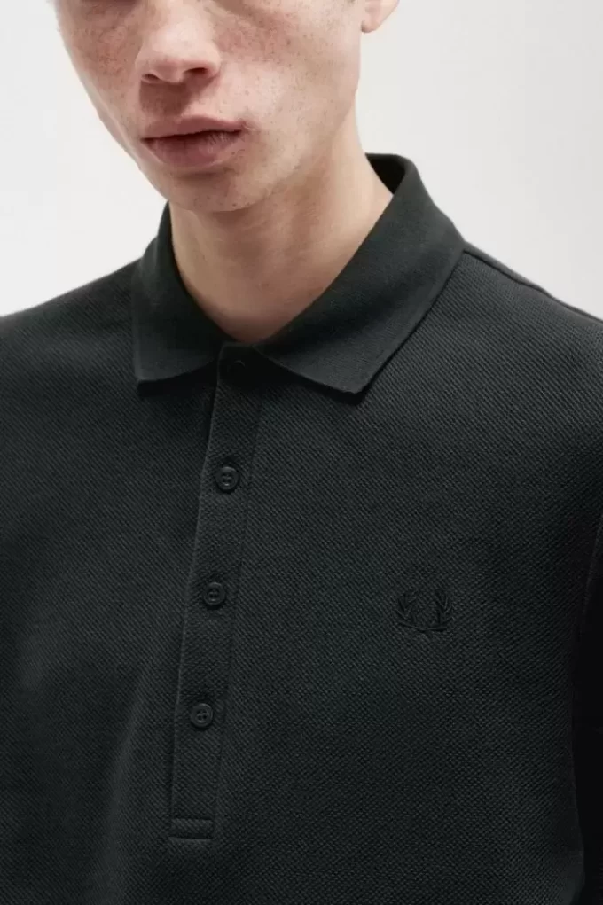 Polo de algodón con nido de abeja para hombre Polo de algodón con nido de abeja para hombre
