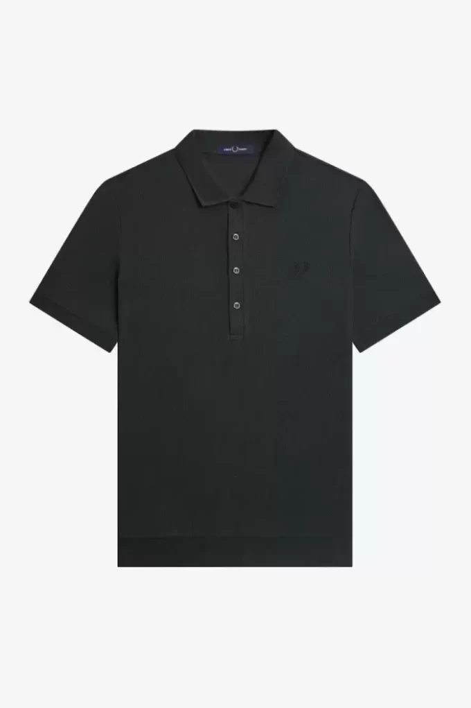 Polo de algodón con nido de abeja para hombre Polo de algodón con nido de abeja para hombre