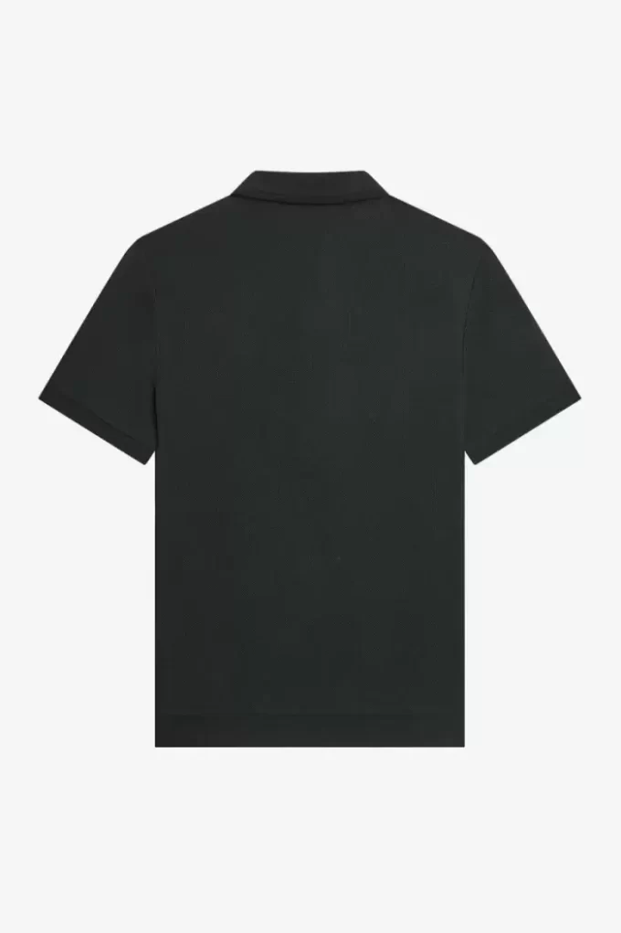 Polo de algodón con nido de abeja para hombre Polo de algodón con nido de abeja para hombre