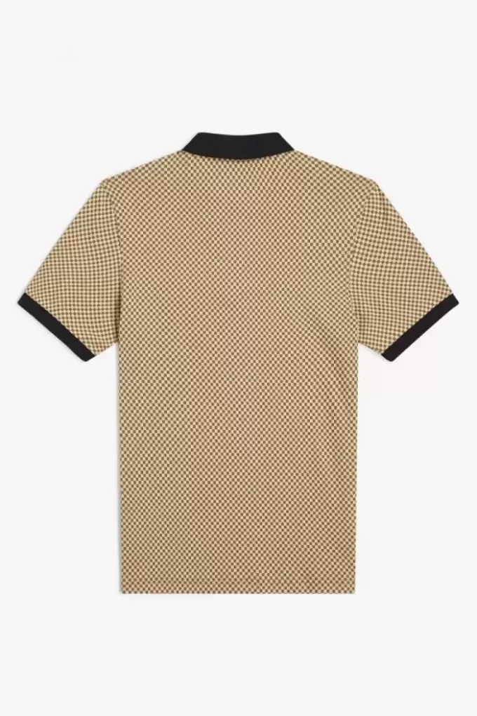 Polo de cuadros micro para hombre Polo de cuadros micro para hombre