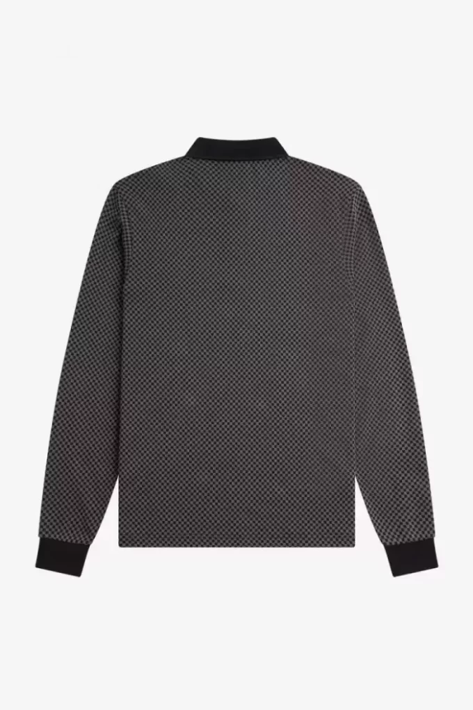 Polo de cuadros micro para hombre Polo de cuadros micro para hombre