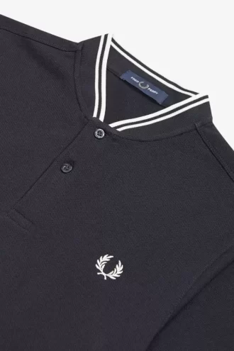 Polo de cuello bombardero para hombre