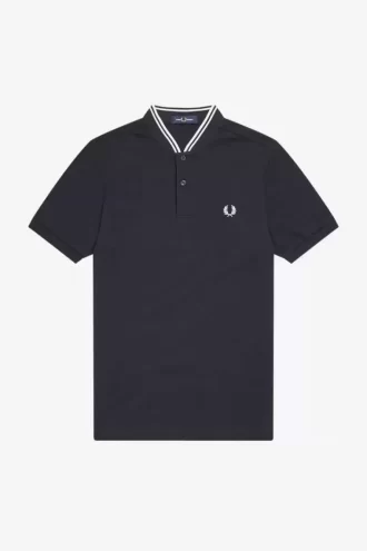 Polo de cuello bombardero para hombre