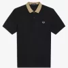 Polo de hombre con cuello de cuadros
