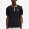 Polo de hombre con cuello en contraste