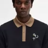 Polo de hombre con cuello en contraste