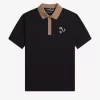 Polo de hombre con cuello en contraste