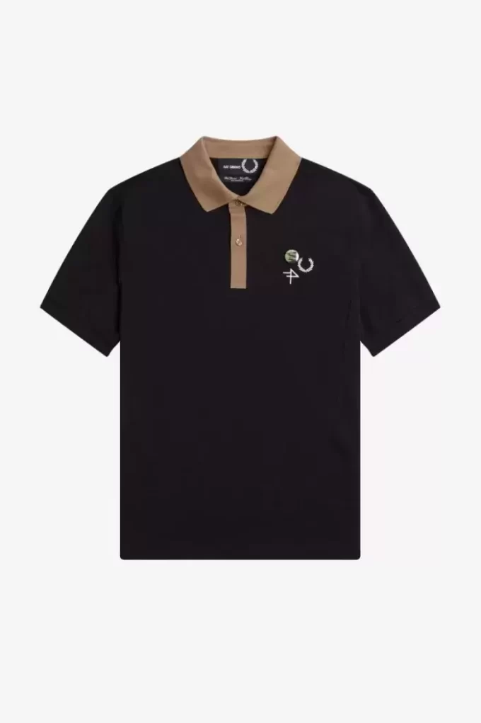 Polo de hombre con cuello en contraste