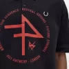 Polo de hombre con estampado de gran tamaño