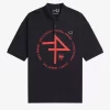 Polo de hombre con estampado de gran tamaño