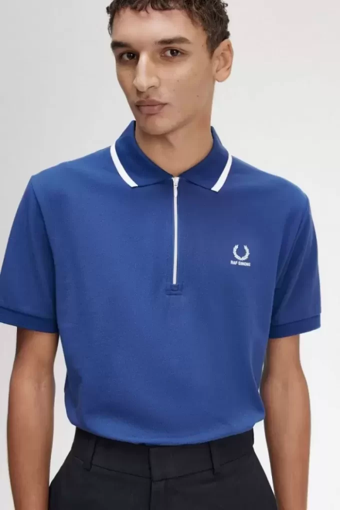 Polo de hombre con media cremallera