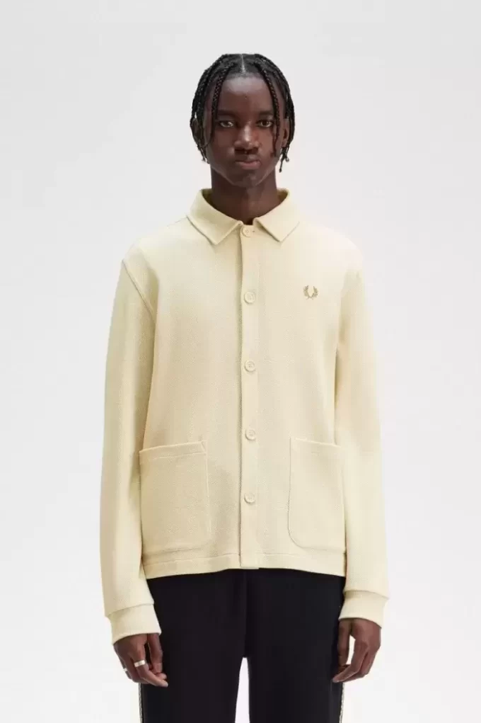 Polo de manga larga con botones para hombre Polo de manga larga con botones para hombre