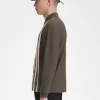 Polo de manga larga con rayas degradadas para hombre