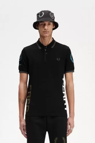 Polo de marca gráfica para hombre Polo de marca gráfica para hombre