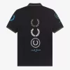 Polo de marca gráfica para hombre