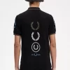 Polo de marca gráfica para hombre