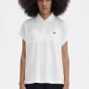 Polo de mujer en piqué corte A Polo de mujer en piqué corte A