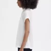 Polo de mujer en piqué corte A Polo de mujer en piqué corte A