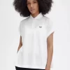 Polo de mujer en piqué corte A Polo de mujer en piqué corte A