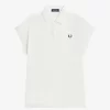 Polo de mujer en piqué corte A Polo de mujer en piqué corte A