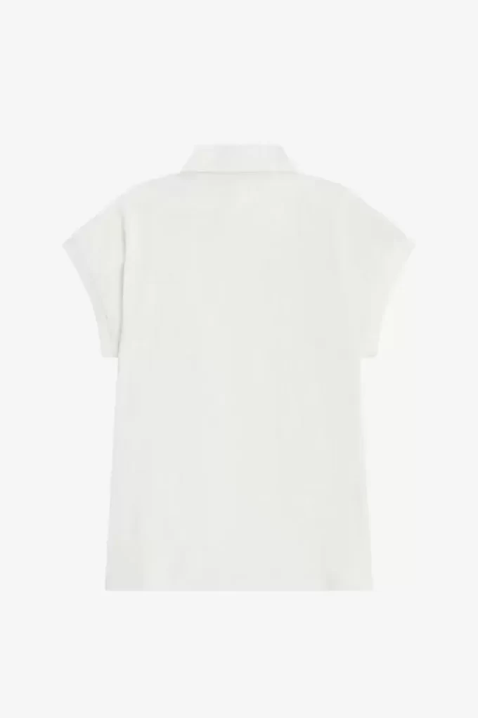 Polo de mujer en piqué corte A Polo de mujer en piqué corte A