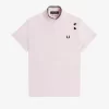 Polo de piqué con ribete para mujer