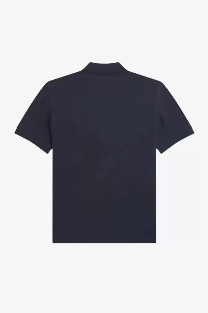Polo de rayas con efecto glitch para hombre
