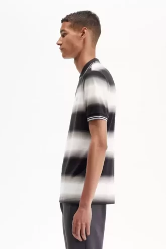 Polo de rayas degradadas para hombre Polo de rayas degradadas para hombre