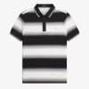 Polo de rayas degradadas para hombre