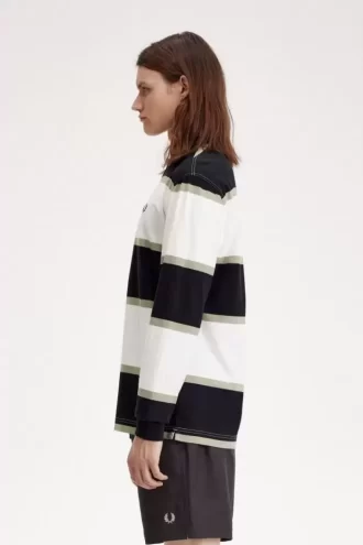 Polo de rayas relajadas para hombre