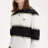 Polo de rayas relajadas para hombre Polo de rayas relajadas para hombre