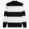 Polo de rayas relajadas para hombre Polo de rayas relajadas para hombre