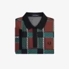 Polo de tartán Glitch para hombre Polo de tartán Glitch para hombre