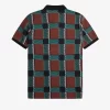 Polo de tartán Glitch para hombre Polo de tartán Glitch para hombre