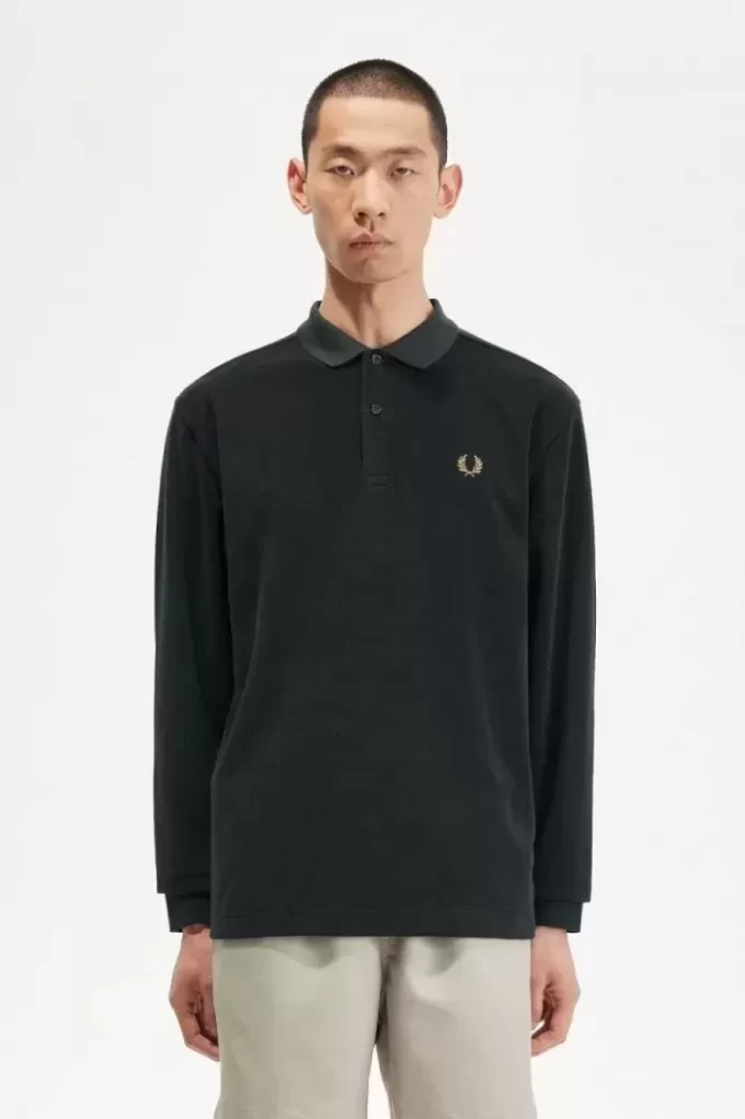 Polo de toalla relajado para hombre