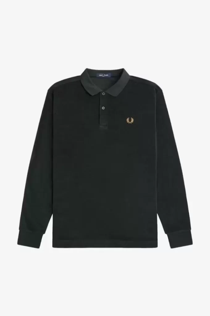 Polo de toalla relajado para hombre