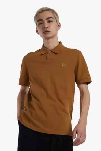 Polo de un botón para hombre