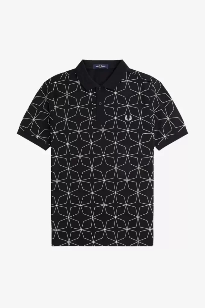 Polo geométrico para hombre Polo geométrico para hombre