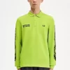 Polo gráfico de manga larga Noongoons para hombre