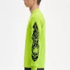 Polo gráfico de manga larga Noongoons para hombre