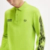 Polo gráfico de manga larga Noongoons para hombre