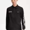 Polo gráfico de manga larga Noongoons para hombre