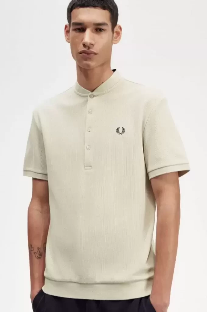Polo Henley para hombre