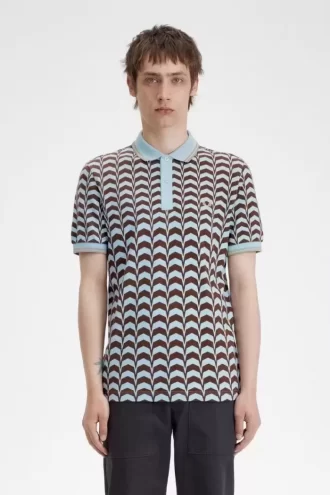 Polo para hombre con estampado llamativo